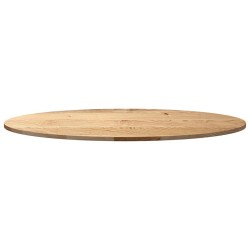 Dessus de table 120x60x2 cm bois de chêne massif ovale 559842559842