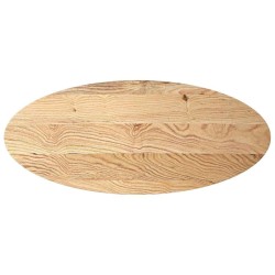 Dessus de table 140x60x4 cm bois de chêne massif ovale 559843559843