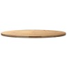 Dessus de table 140x60x4 cm bois de chêne massif ovale 559843559843