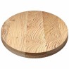 Dessus de table 140x60x4 cm bois de chêne massif ovale 559843559843