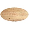 Dessus de table 120x60x4 cm bois de chêne massif ovale 559844559844