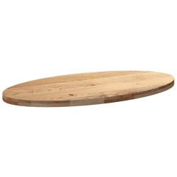 Dessus de table 120x60x4 cm bois de chêne massif ovale 559844559844