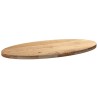Dessus de table 120x60x4 cm bois de chêne massif ovale 559844559844