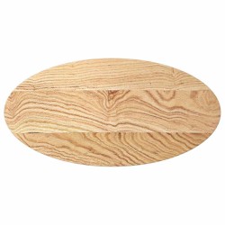Dessus de table 80x40x2 cm bois de chêne massif ovale 559845559845