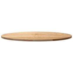 Dessus de table 80x40x2 cm bois de chêne massif ovale 559845559845