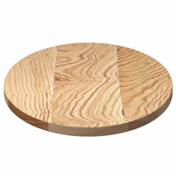 Dessus de table 80x40x2 cm bois de chêne massif ovale 559845559845