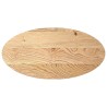 Dessus de table 100x50x2 cm bois de chêne massif ovale 559846559846