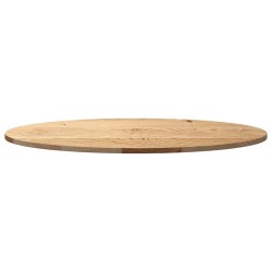 Dessus de table 100x50x2 cm bois de chêne massif ovale 559846559846