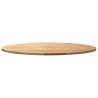 Dessus de table 100x50x2 cm bois de chêne massif ovale 559846559846