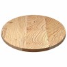 Dessus de table 100x50x2 cm bois de chêne massif ovale 559846559846