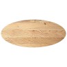 Dessus de table 140x60x2 cm bois de chêne massif ovale 559847559847