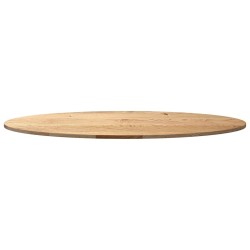 Dessus de table 140x60x2 cm bois de chêne massif ovale 559847559847