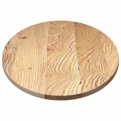 Dessus de table 140x60x2 cm bois de chêne massif ovale 559847559847