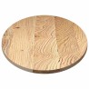 Dessus de table 140x60x2 cm bois de chêne massif ovale 559847559847