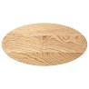 Dessus de table 80x40x4 cm bois de chêne massif ovale 559849559849