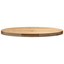 Dessus de table 80x40x4 cm bois de chêne massif ovale 559849559849