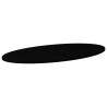Dessus de table 120x60x2 cm bois de chêne massif ovale 559855559855