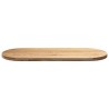 Dessus de table 140x60x4 cm bois de chêne massif ovale 559859559859