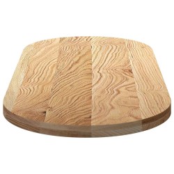 Dessus de table 140x60x4 cm bois de chêne massif ovale 559859559859