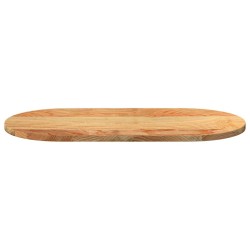Dessus de table 80x40x2 cm bois de chêne massif ovale 559860559860