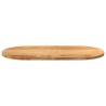 Dessus de table 80x40x2 cm bois de chêne massif ovale 559860559860