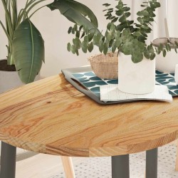 Dessus de table 100x50x2 cm bois de chêne massif ovale 559861559861