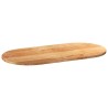 Dessus de table 100x50x2 cm bois de chêne massif ovale 559861559861