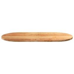 Dessus de table 100x50x2 cm bois de chêne massif ovale 559861559861