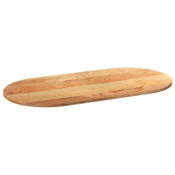 Dessus de table 120x60x2 cm bois de chêne massif ovale 559862559862