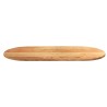 Dessus de table 120x60x2 cm bois de chêne massif ovale 559862559862