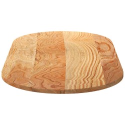 Dessus de table 120x60x2 cm bois de chêne massif ovale 559862559862