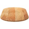 Dessus de table 120x60x2 cm bois de chêne massif ovale 559862559862