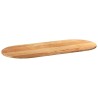 Dessus de table 140x60x2 cm bois de chêne massif ovale 559863559863