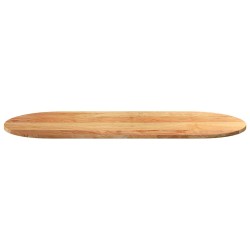 Dessus de table 140x60x2 cm bois de chêne massif ovale 559863559863