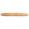 Dessus de table 140x60x2 cm bois de chêne massif ovale 559863559863