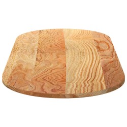 Dessus de table 140x60x2 cm bois de chêne massif ovale 559863559863