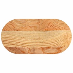 Dessus de table 80x40x4 cm bois de chêne massif ovale 559864559864