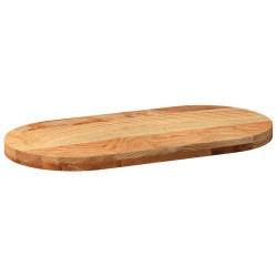 Dessus de table 80x40x4 cm bois de chêne massif ovale 559864559864