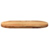 Dessus de table 80x40x4 cm bois de chêne massif ovale 559864559864