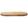 Dessus de table 80x40x4 cm bois de chêne massif ovale 559867559867