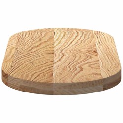 Dessus de table 80x40x4 cm bois de chêne massif ovale 559867559867