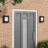 Applique Murale Extérieure 2 pcs Noir 23.5 x 9 x 26 cm 559880559880