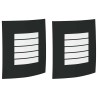 Applique Murale Extérieure 2 pcs Noir 23.5 x 9 x 26 cm 559880559880