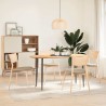 Dessus de table 140x60x2 cm bois de chêne massif ovale 559883559883