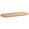 Dessus de table 140x60x2 cm bois de chêne massif ovale 559883559883