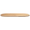 Dessus de table 140x60x2 cm bois de chêne massif ovale 559883559883