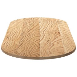 Dessus de table 140x60x2 cm bois de chêne massif ovale 559883559883