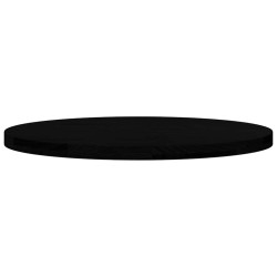 Dessus de table marron foncé 80x40x4 cm bois chêne massif ovale 559884559884