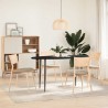 Dessus de table 140x60x2 cm bois de chêne massif ovale 559887559887