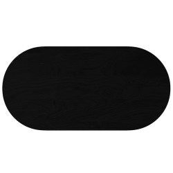 Dessus de table 120x60x2 cm bois de chêne massif ovale 559890559890